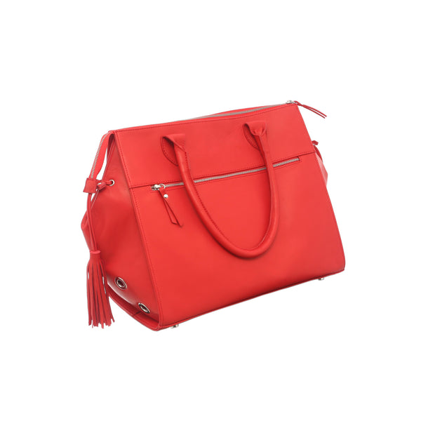 TOUDA BAG S LEATHER RED